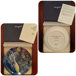 1972 Georg Jensen Limited Edition Marc Chagall "The Lovers"  Porcelain Plate