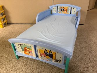 Bluey themed Toddler Bed with Mattress