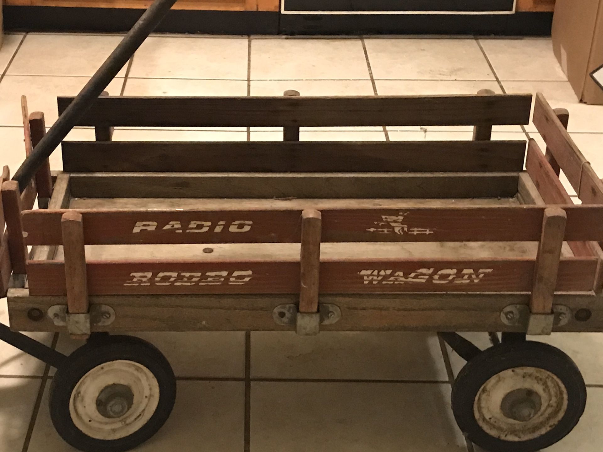 Original Wooden Radio Flyer Rodeo Wagon