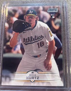 Nick Kurtz Topps Stadium Club RC Baseball Card