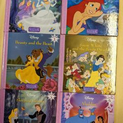 Lot of 6 Disney Princess Storybook Collection