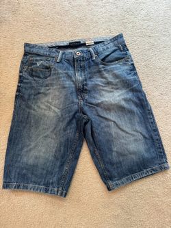 Sean John Blue Denim Shorts Size 34