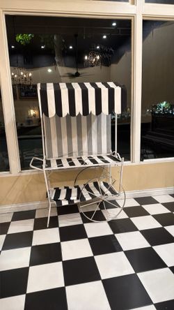 Metal Frame Vintage Candy Cart for Parties