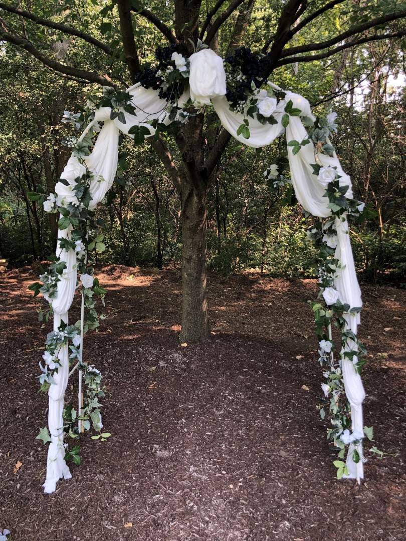 Decorated Wedding Arch 