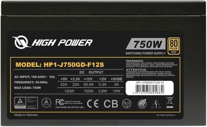 PC POWER SUPPLY 750W,