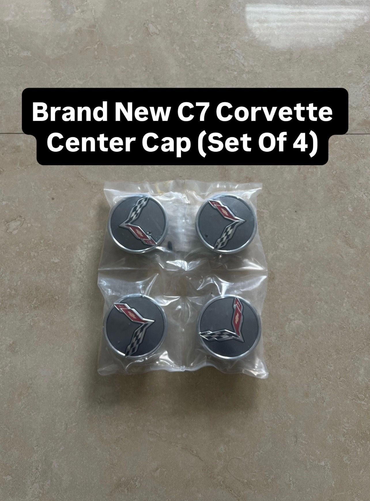 Brand New C7 Corvette Center Cap (Set Of 4)