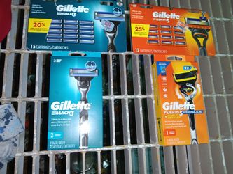 Gillette Razors And Cartridges