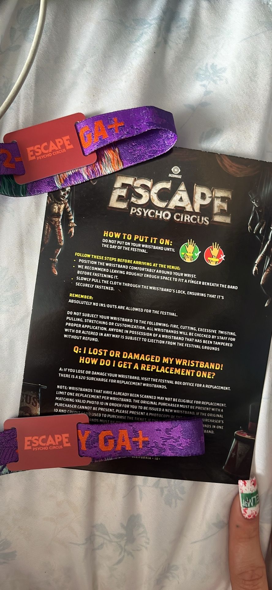 Escape Wristbands