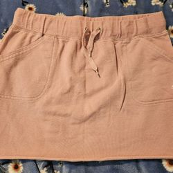 Pink Fox Racing mini skirt with drawstring
