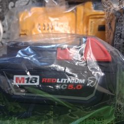 5ah Batteries Miluakee And Dewalt 