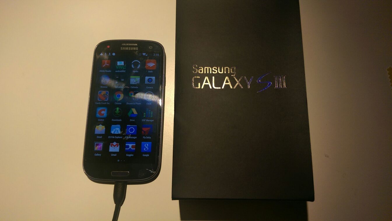 Samsung galaxy s3 sprint clean esn (rooted with android 4.4)