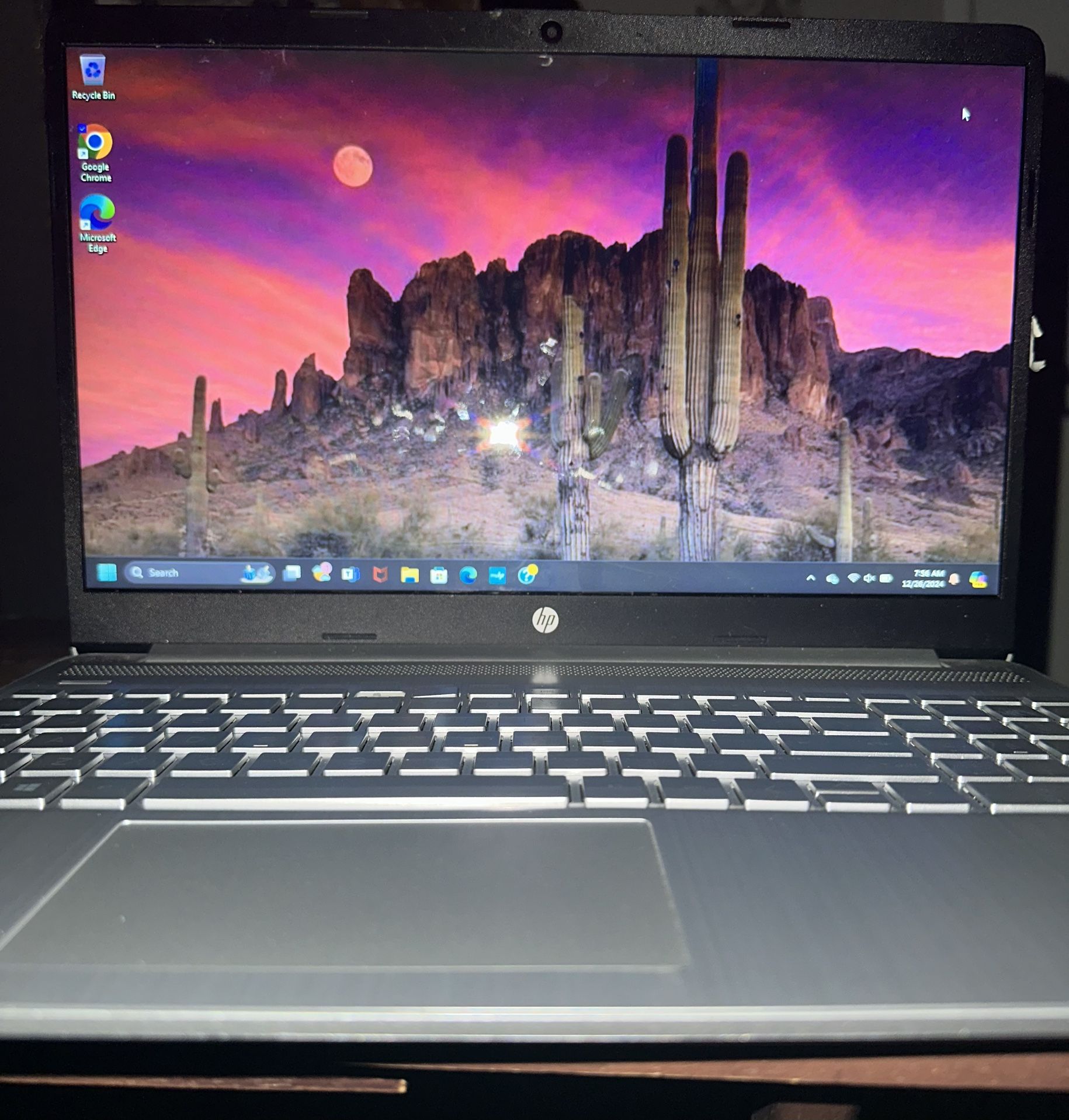 HP touchscreen laptop