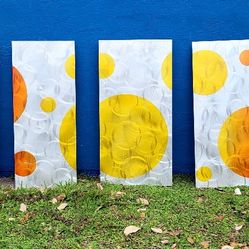 Modern Contemporary Original Signed Metal Wall Art