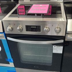 New Scratch And Dent 24” La Bo Glass Top Stainless Steel Range. 1 Year Warranty 