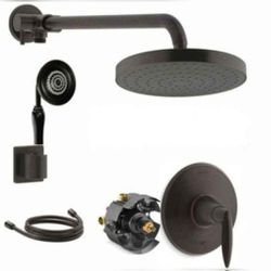 Kohler Awaken Shower Spa System With 18" 3 Way Diverter Arm, 8" Rain Can, And Hand Shower With Alteo Valve Trim (Valve Included)