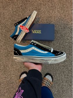 Blue Pearlized Vans