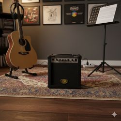 Dean Guitars Bassola 15 Guitar Amplifier 15 watt Amp w equalizer Headphone Jack