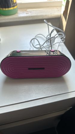 pink bluetooth speaker