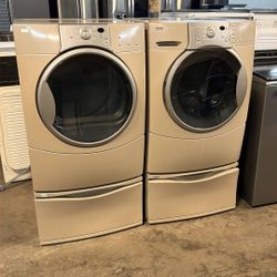 Nice And Clean Washer And Dryer Working Great Electric Dryer We Deliver Install And Remove 