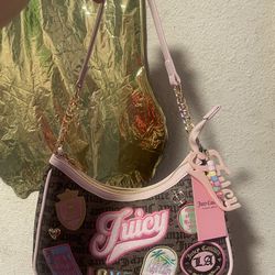Juicy couture run the world shoulder bag