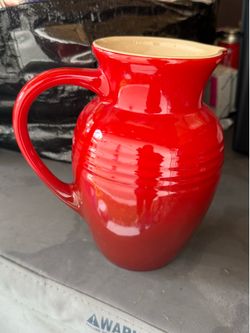 Le Creuset 0.75L Cerise Red Stoneware Pitcher