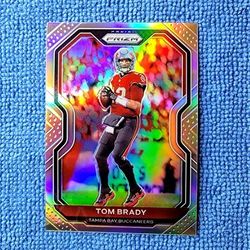 Tom Brady 2020 Panini Prizm SILVER PRIZM REFRACTOR #255