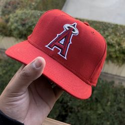 Vintage New Era Angels 7 1/2 Fitted Hat