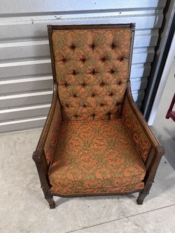 3 Antique Chairs and 2 Solid Marble Top Tables