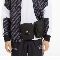 Puma BMW Motorsport Utility Bag Waistpack Black New