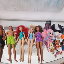 Dolls - Barbie, LOL, etc