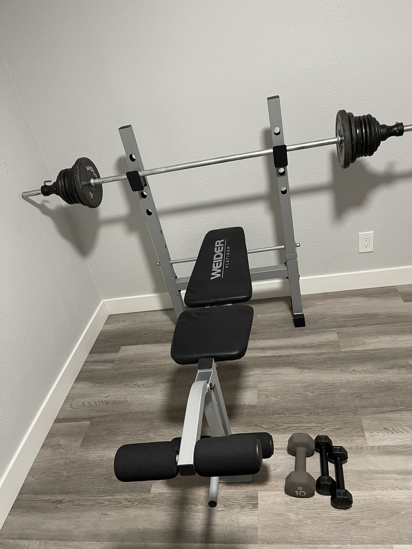 Bench Press And Weights