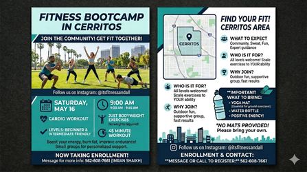 Fitness bootcamp in cerritos