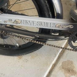 Nieve Skulls beach chopper.  custom    airbrushed and assembled in huntington beach