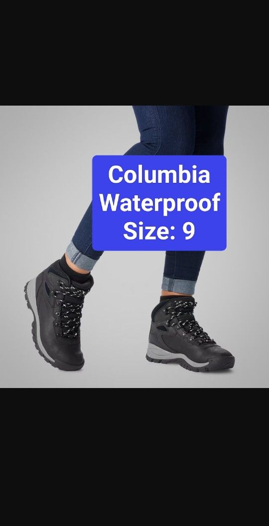 New Columbia Women's Newton Ridge Plus Waterproof Hiking Boot - Wide 9 Size