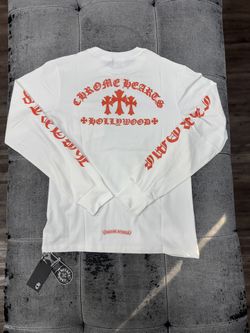 Chrome Hearts King Taco Long Sleeve T Shirt White 