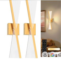 Battery Operated Wall Sconces. NEW