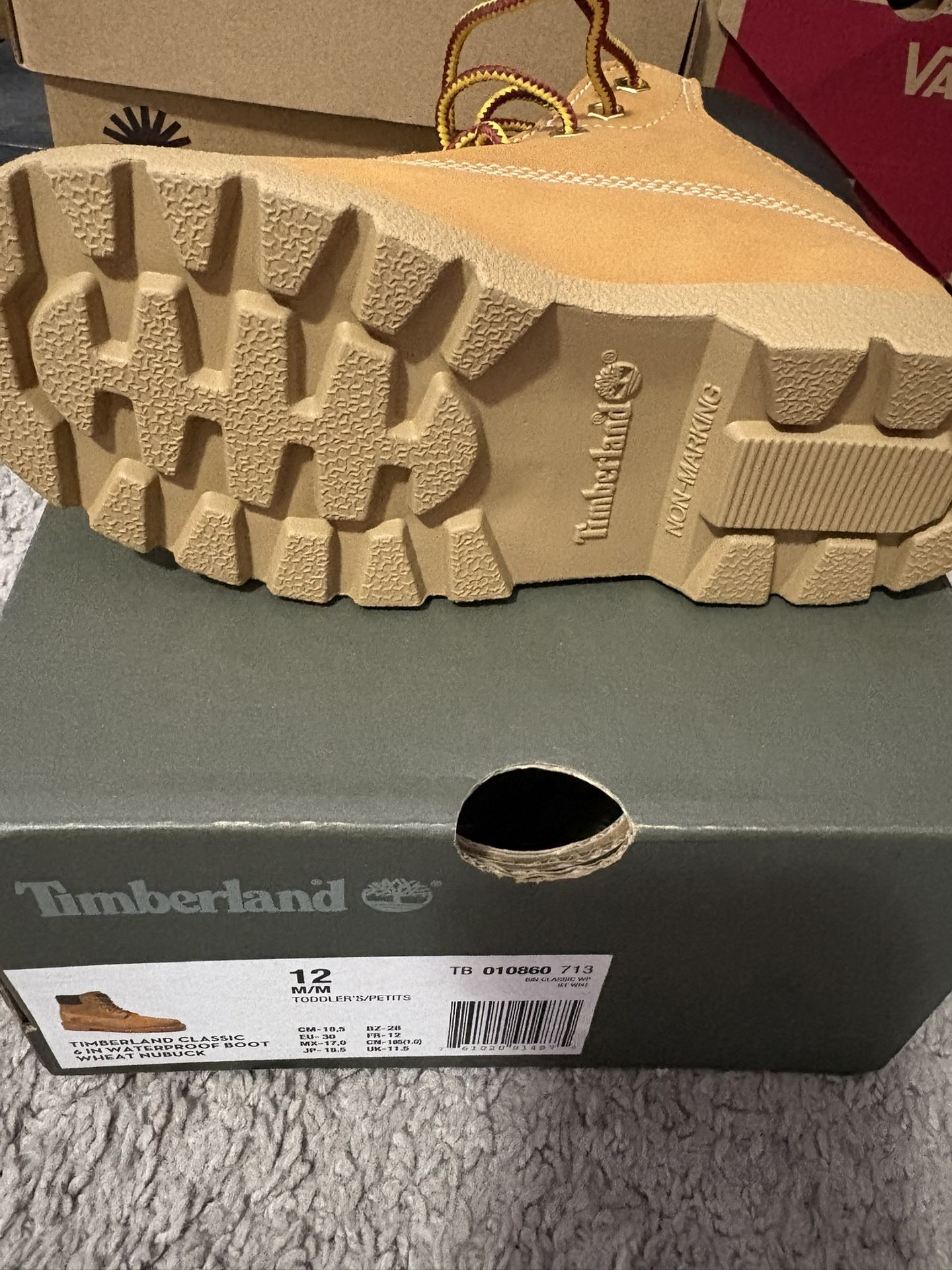 Kids Tim’s Never Worn Size 12