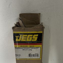 Aluminized Exhaust Tubing 2.5" OD x 4' Long 