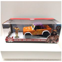 Jada Toys / WWE . . . 'Macho Man ~ Randy Savage & 1973 Ford Bronco' *NIB*