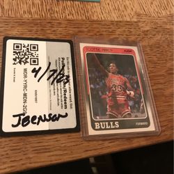 Scottie Pippen Rookie Error. 1988 Fleer 