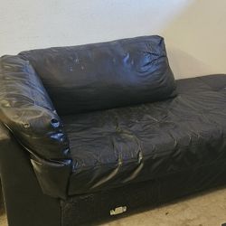 Leather Couch Lounger