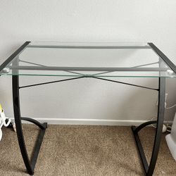 Glass Desk/Vanity/Table