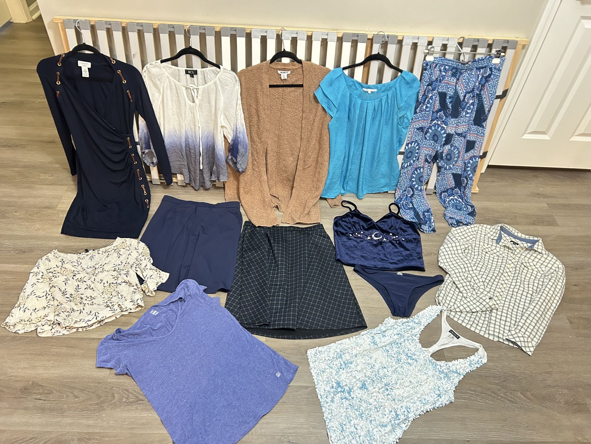 Women’s variety, different style clothing, variety set size medium