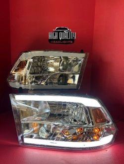 Dodge ram 2009. 2018 headlights.