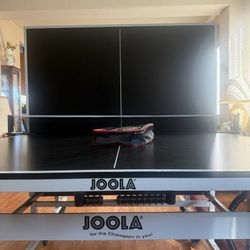 JOOLA Ping Pong Table and Ball And Paddle Set