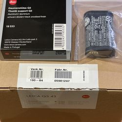 Leica Q3 43 w/Extras - Like New -