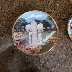 Precious moments plates
