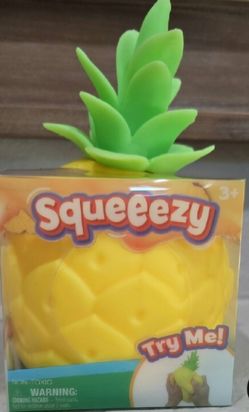 Squeeezy Yellow Pineapple Squishy Toy