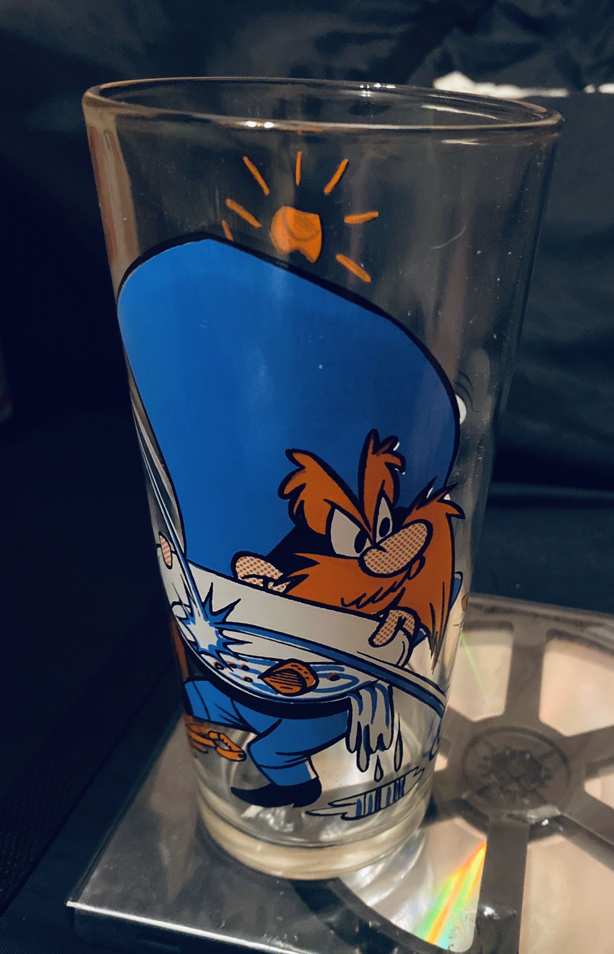 Yosemite Sam And Speedy Gonzales 1976 Pepsi Looney Tunes Warner Bros 16oz Brockway Glass