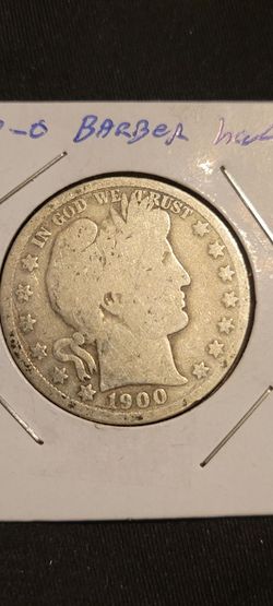 🌟 1900-O United States Silver Half Dollar Low Mintage New Orleans Piece